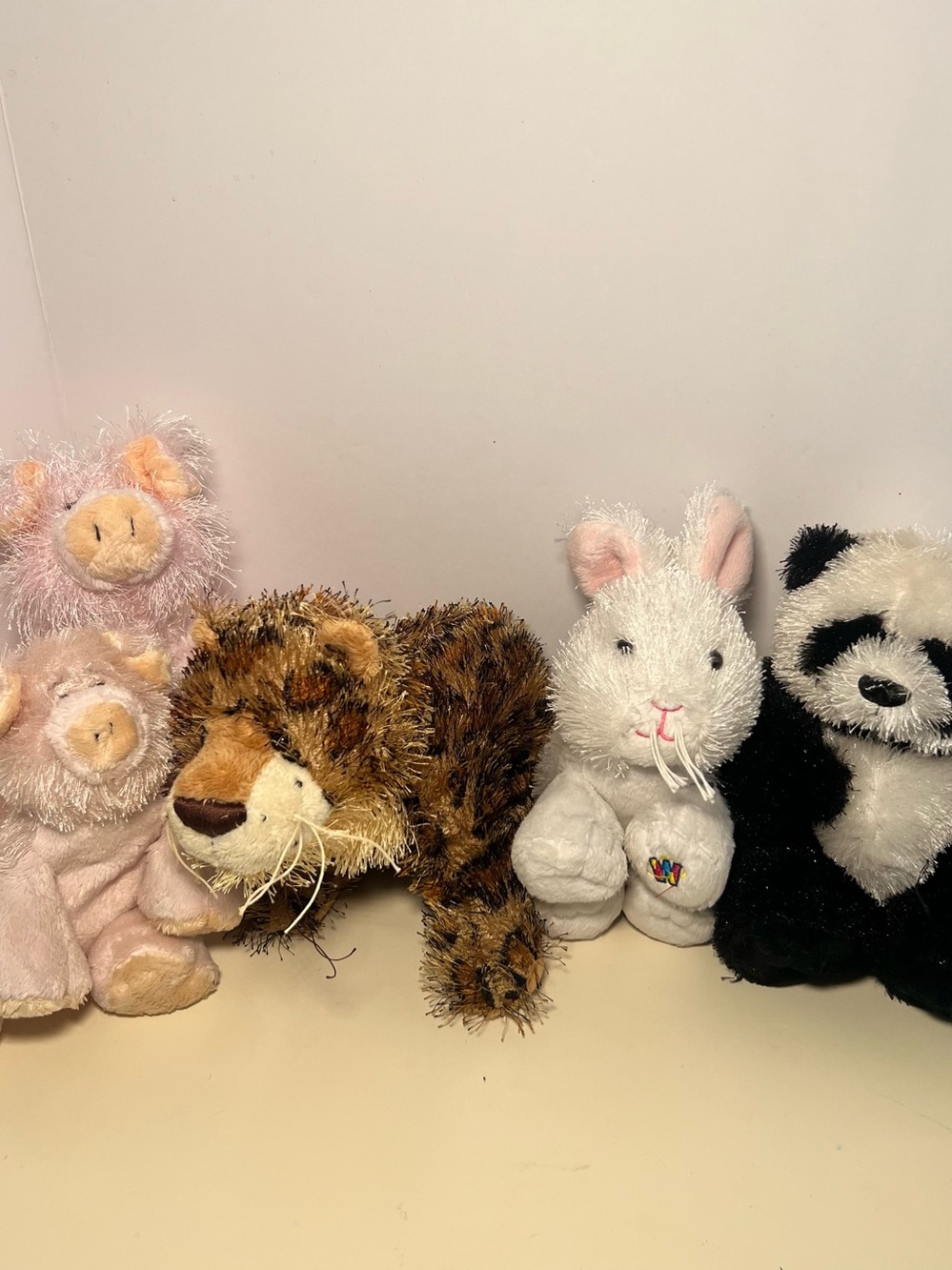 Lot Of Vintage Webkinz Bundle Cheetah, Pig, Lil Kinz, Panda, Bunny Ganz Y2K